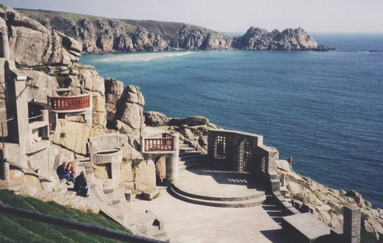 View of the Minack Theatre