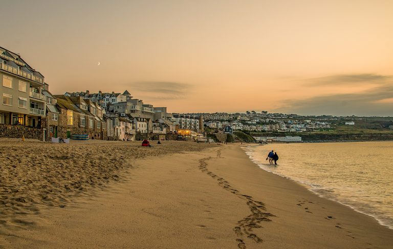 Porthmeor At Sunset