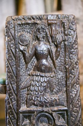 Mermaid Carved Into Ancient Church Pew Zennor 440nw 2000244a